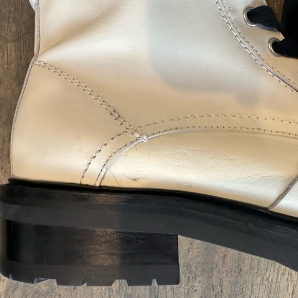 AllSaints Dusty Cap Toe Lug Sole Combat Boot Size 37 - Picture 8 of 10